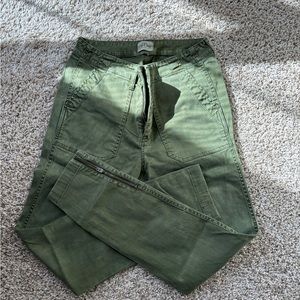 Jcrew cargo pants with zippers